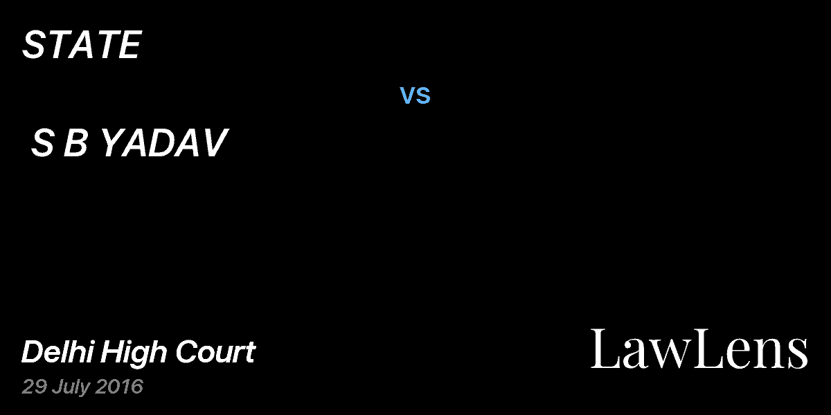 Preview image for STATE  vs.  S B YADAV
