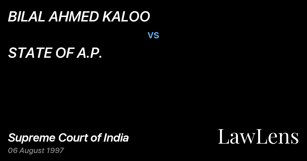Preview image for BILAL AHMED KALOO vs. STATE OF A.P.