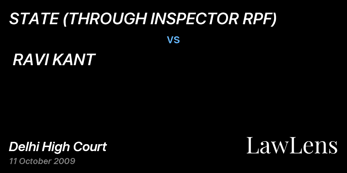 Preview image for STATE (THROUGH INSPECTOR RPF) vs. RAVI KANT