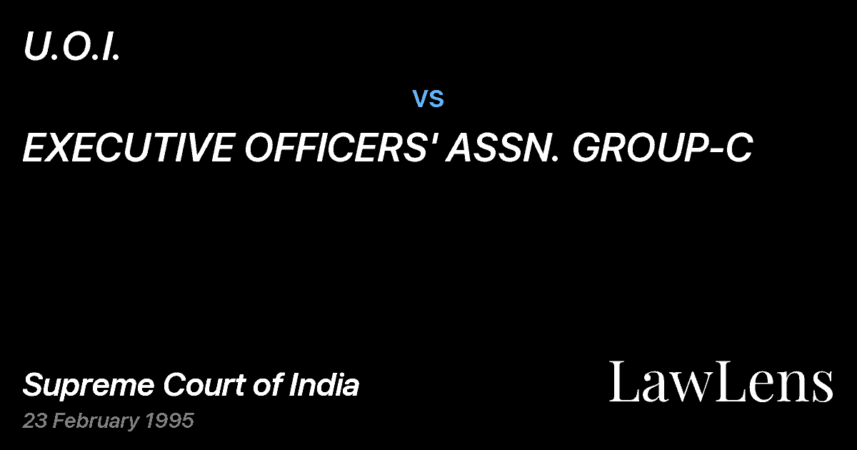 Preview image for U.O.I. vs. EXECUTIVE OFFICERS' ASSN. GROUP-C
