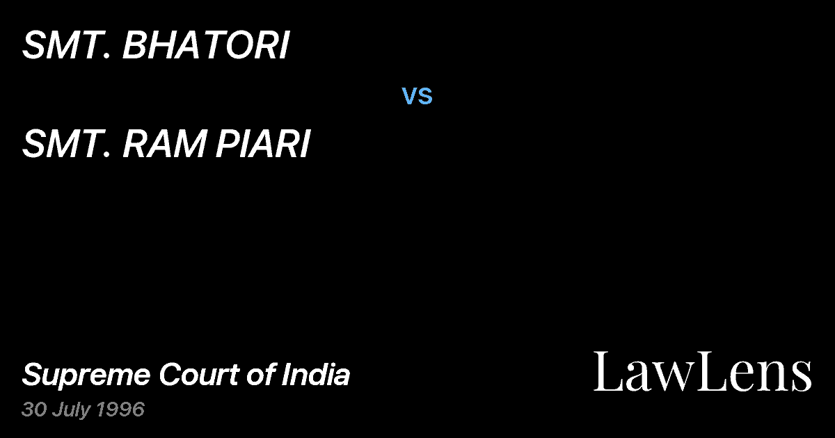 Preview image for SMT. BHATORI vs. SMT. RAM PIARI