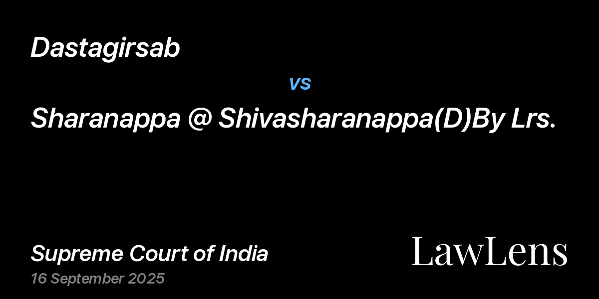 Preview image for Dastagirsab vs. Sharanappa @ Shivasharanappa(D)By Lrs. 