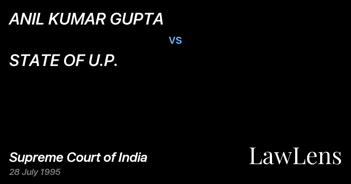 Preview image for ANIL KUMAR GUPTA vs. STATE OF U.P.