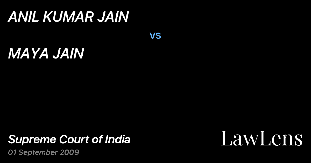 Preview image for ANIL KUMAR JAIN vs. MAYA JAIN