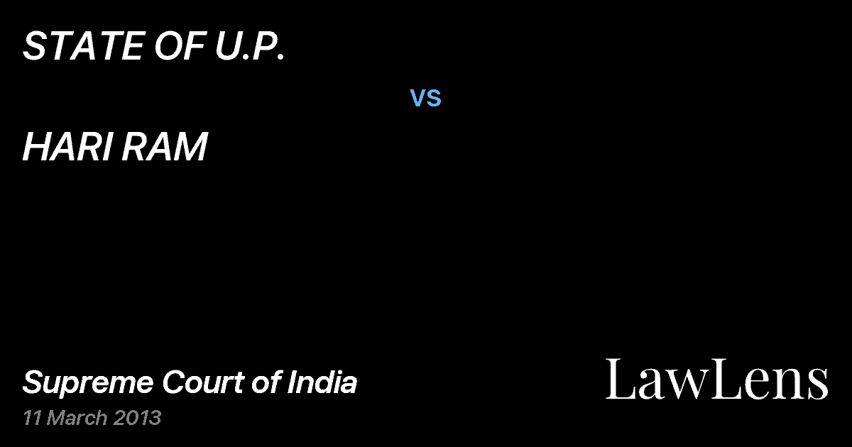 Preview image for STATE OF U.P. vs. HARI RAM