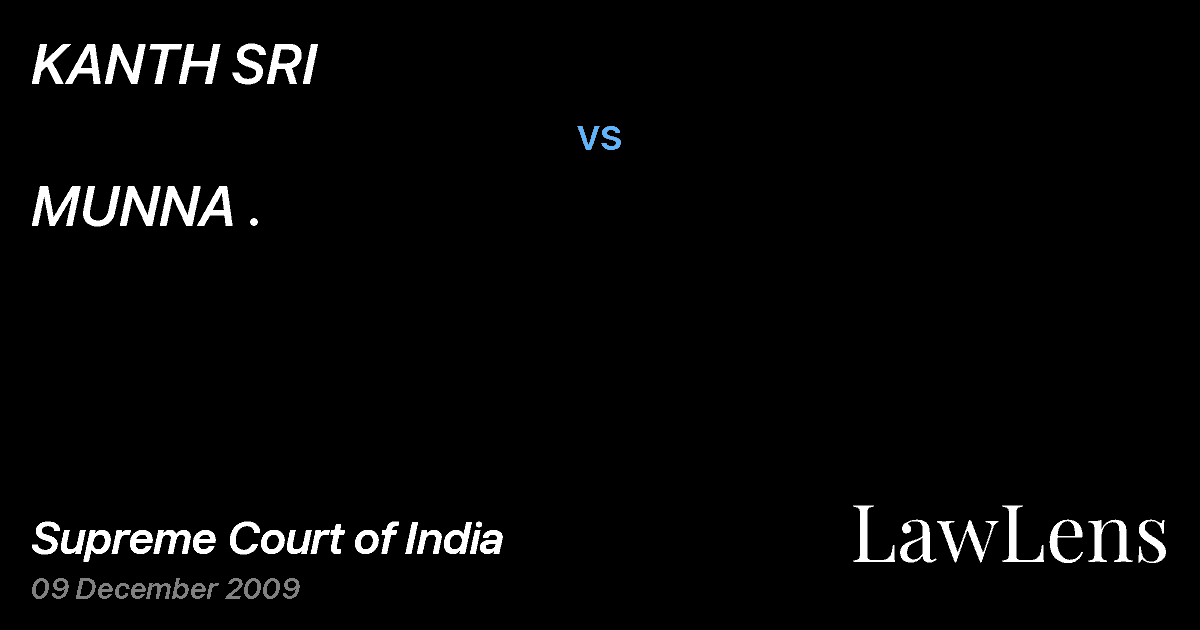 Preview image for KANTH SRI vs. MUNNA .