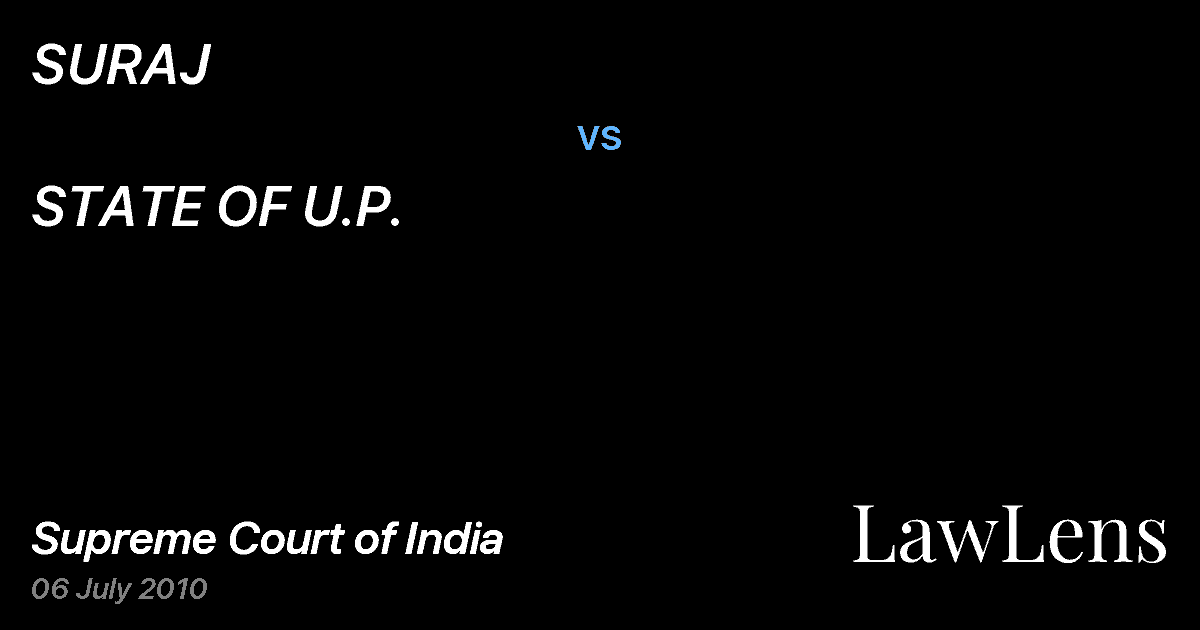 Preview image for SURAJ vs. STATE OF U.P.