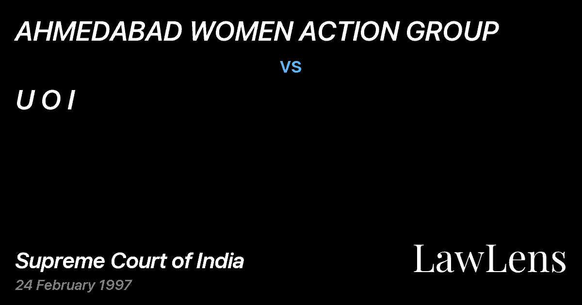 Preview image for AHMEDABAD WOMEN ACTION GROUP vs. U O I
