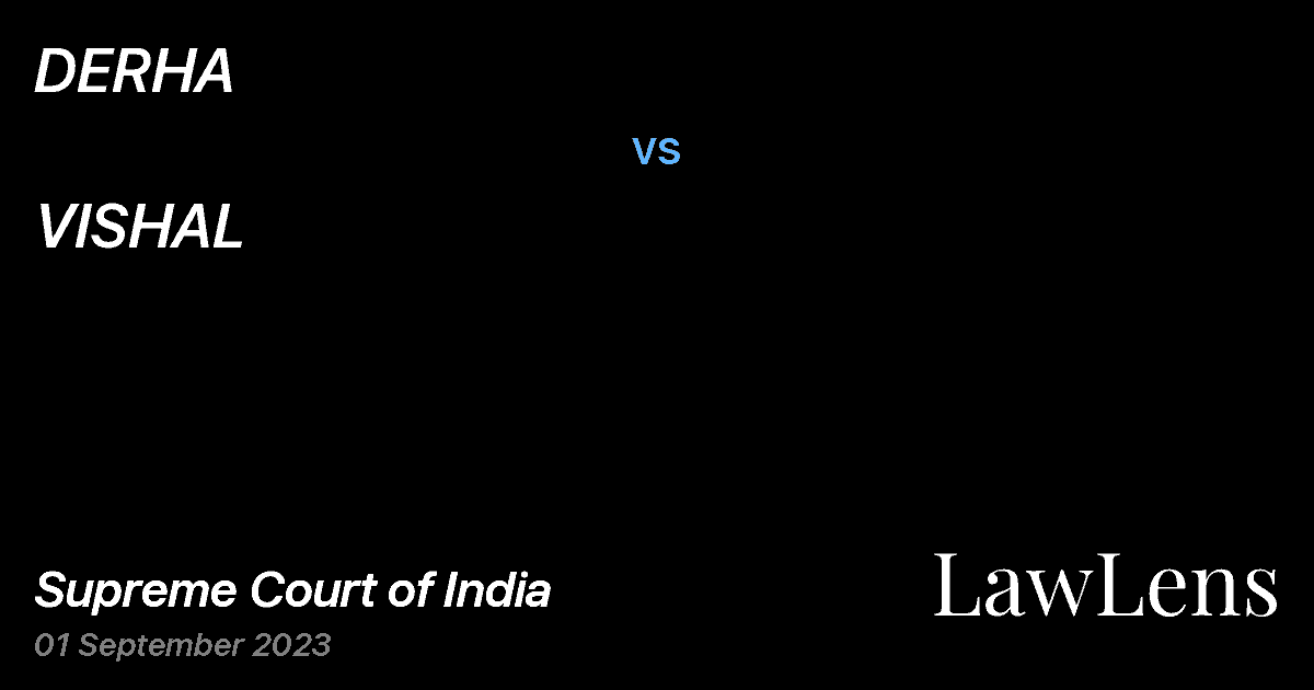 Preview image for DERHA vs. VISHAL