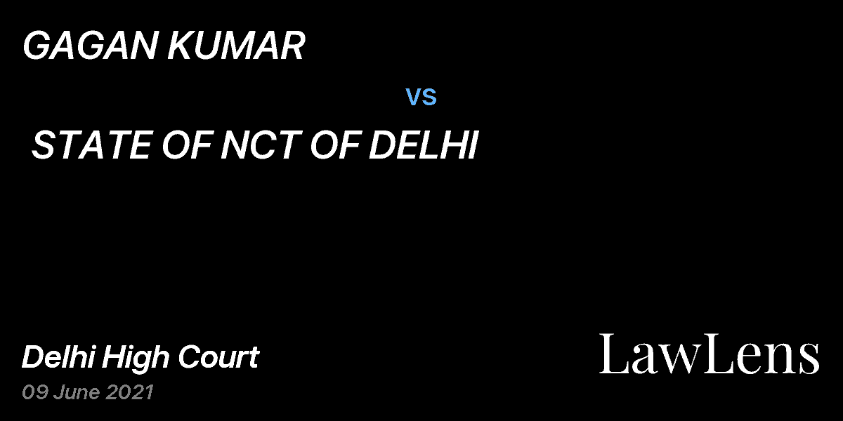 Preview image for GAGAN KUMAR  vs.  STATE OF NCT OF DELHI