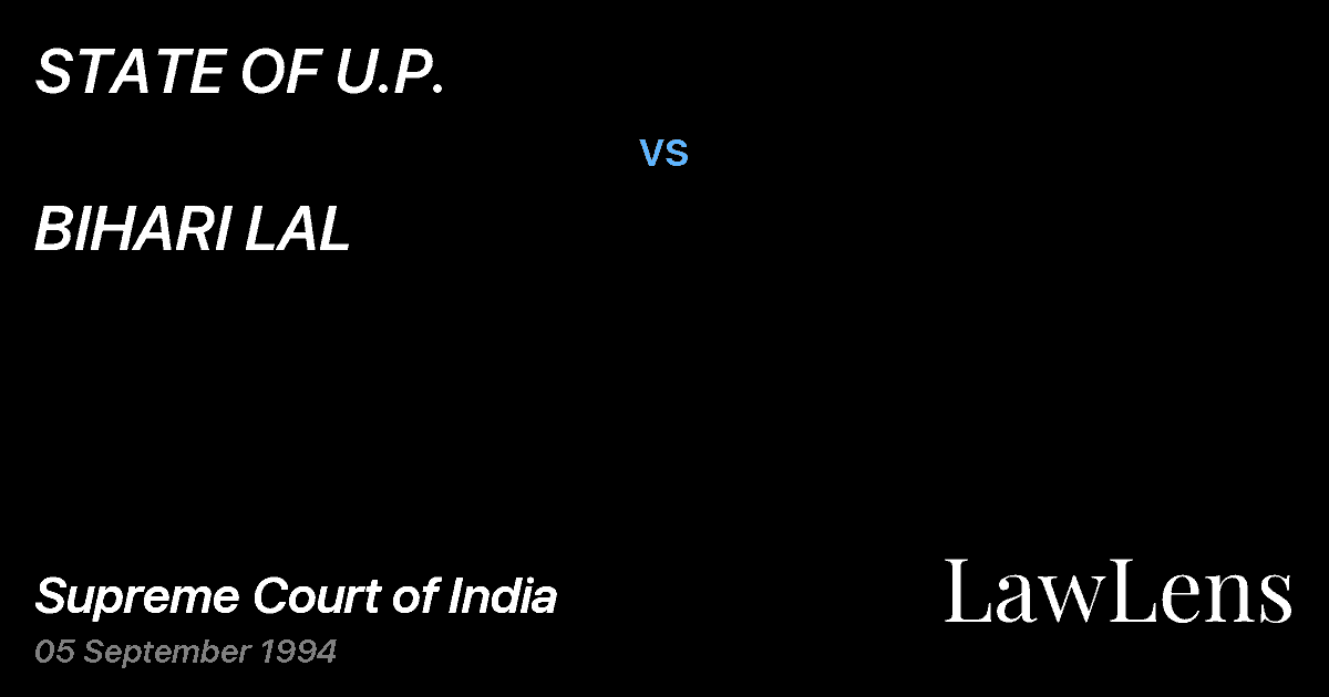 Preview image for STATE OF U.P. vs. BIHARI LAL