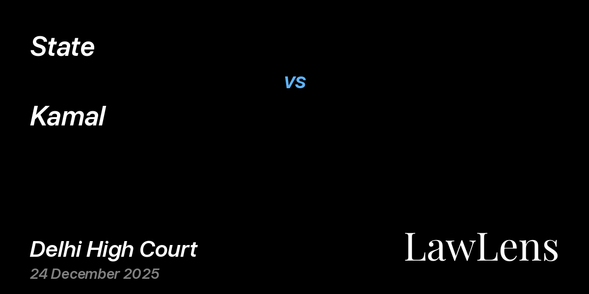 Preview image for State vs. Kamal