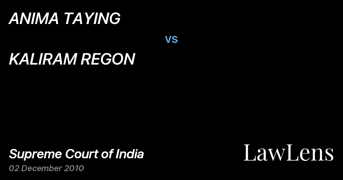 Preview image for ANIMA TAYING vs. KALIRAM REGON