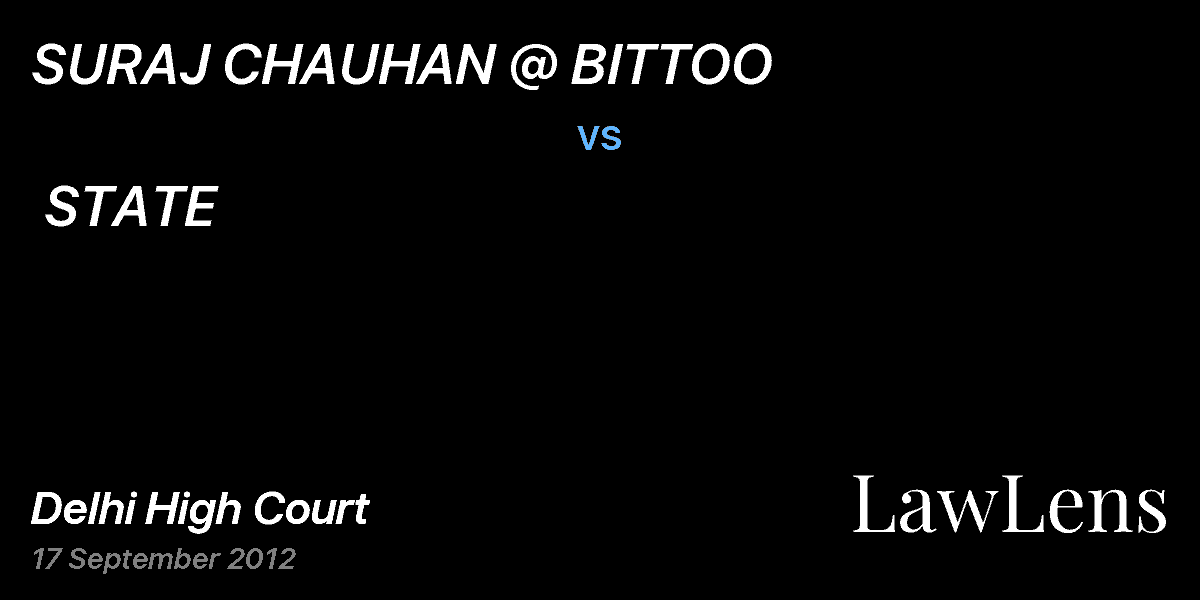 Preview image for SURAJ CHAUHAN @ BITTOO vs. STATE