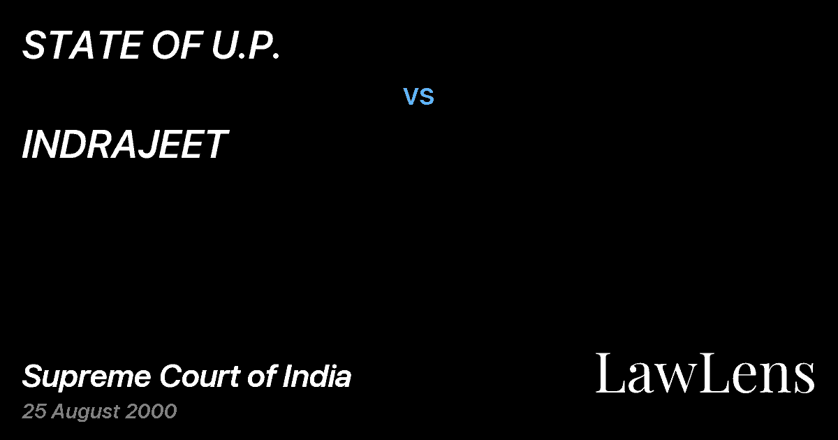 Preview image for STATE OF U.P. vs. INDRAJEET