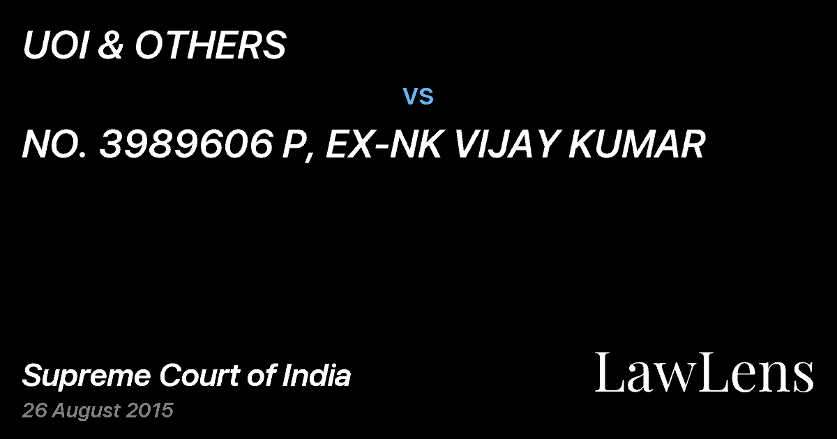 Preview image for UOI & OTHERS vs. NO. 3989606 P, EX-NK VIJAY KUMAR