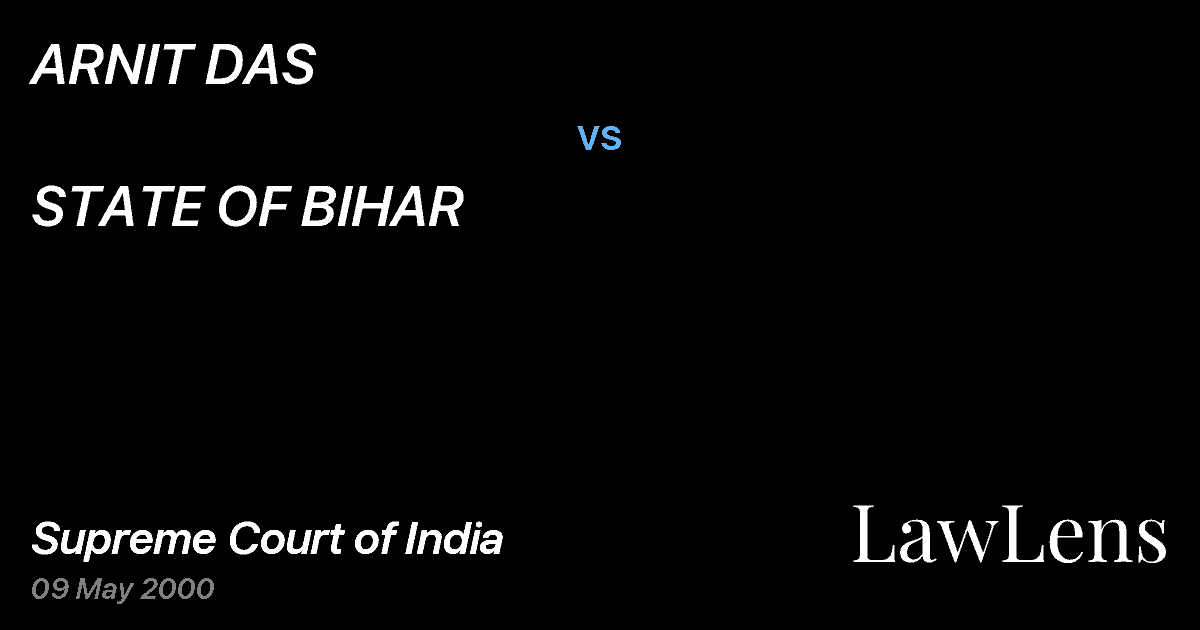 Preview image for ARNIT DAS vs. STATE OF BIHAR