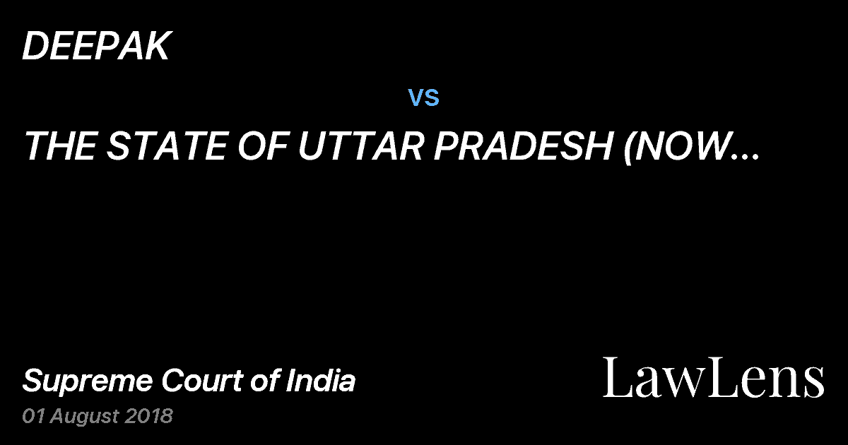 Preview image for DEEPAK vs. THE STATE OF UTTAR PRADESH (NOW UTTARAKHAND)