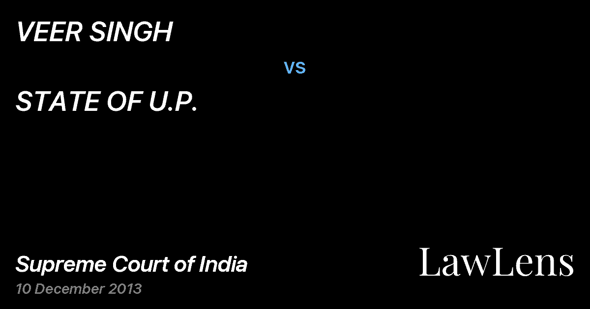 Preview image for VEER SINGH vs. STATE OF U.P.