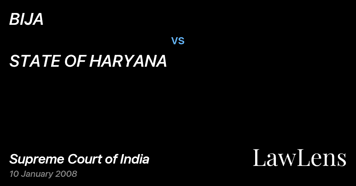 Preview image for BIJA vs. STATE OF HARYANA