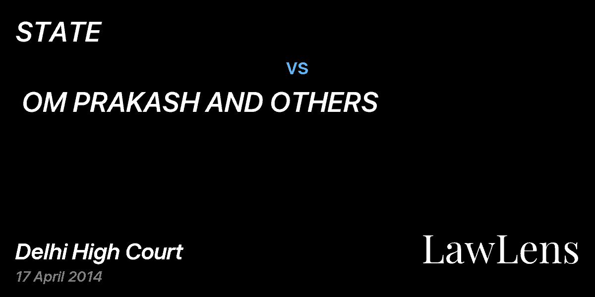 Preview image for STATE  vs.  OM PRAKASH AND OTHERS 