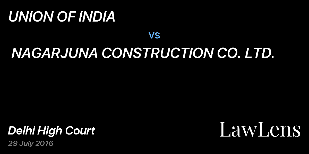 Preview image for UNION OF INDIA   vs.  NAGARJUNA CONSTRUCTION CO. LTD.