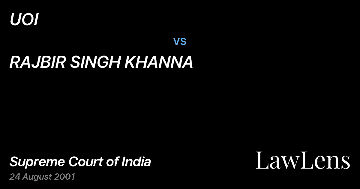Preview image for UOI vs. RAJBIR SINGH KHANNA