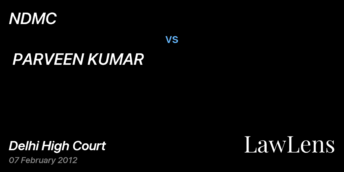 Preview image for NDMC  vs.  PARVEEN KUMAR          