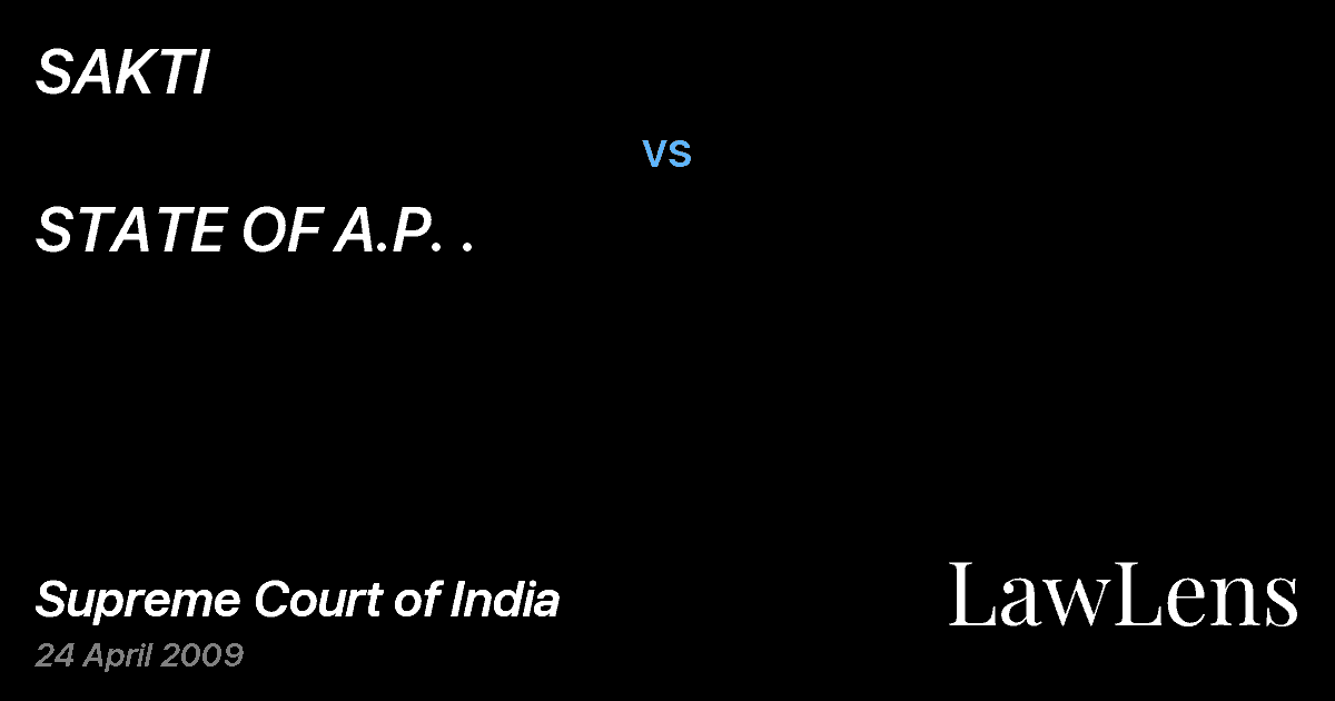 Preview image for SAKTI vs. STATE OF A.P. .
