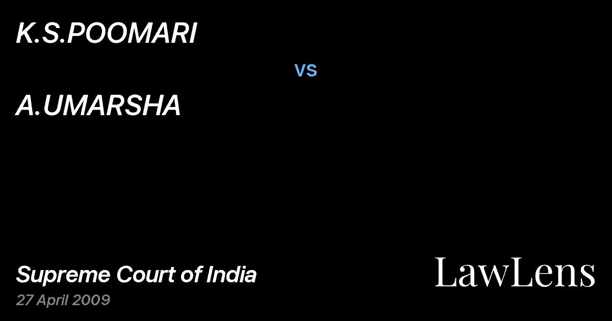 Preview image for K.S.POOMARI vs. A.UMARSHA