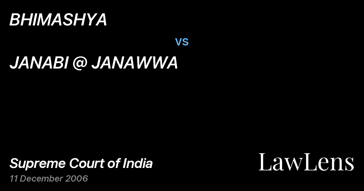 Preview image for BHIMASHYA vs. JANABI @ JANAWWA