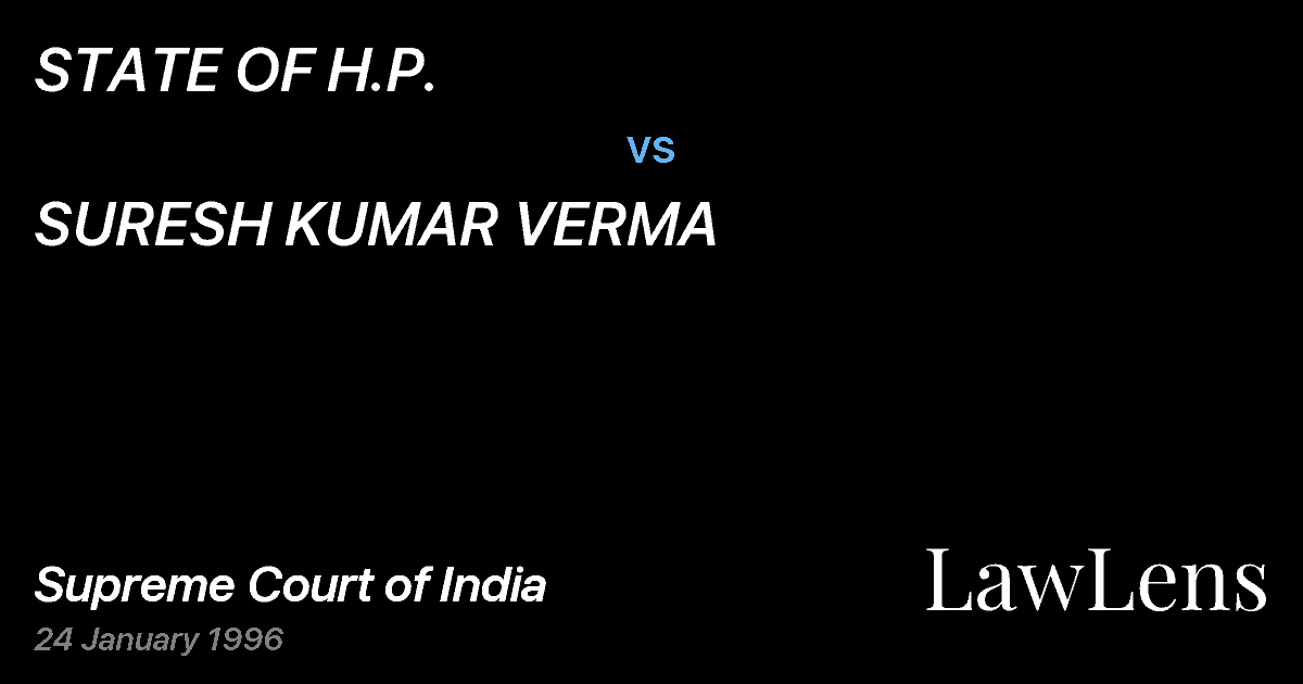 Preview image for STATE OF H.P. vs. SURESH KUMAR VERMA