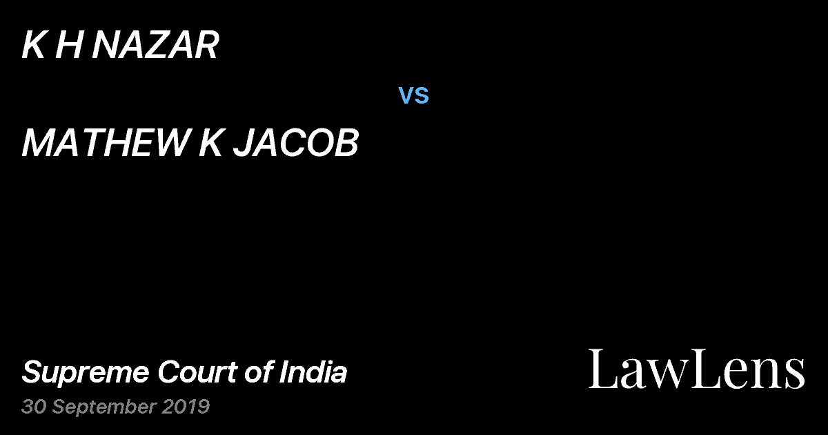 Preview image for K H NAZAR vs. MATHEW K JACOB