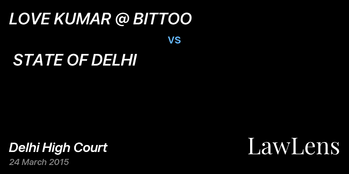 Preview image for LOVE KUMAR @ BITTOO  vs.  STATE OF DELHI