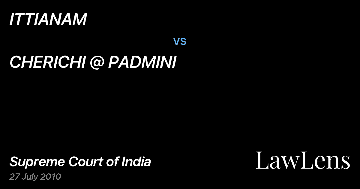 Preview image for ITTIANAM vs. CHERICHI @ PADMINI
