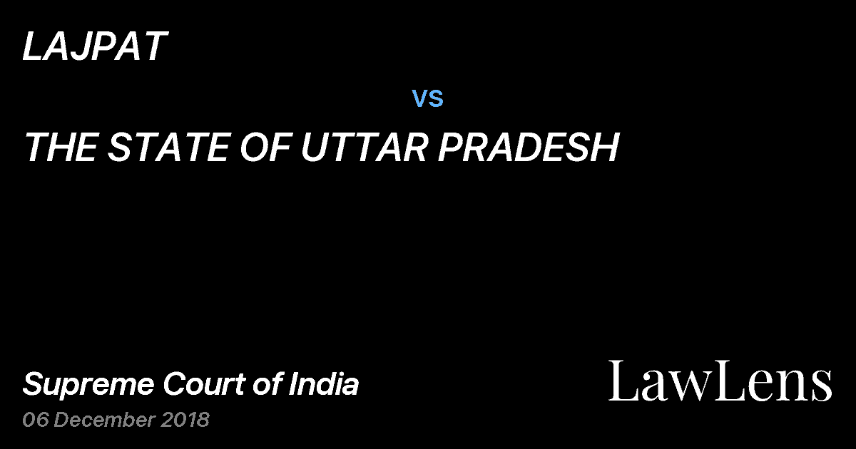 Preview image for LAJPAT vs. THE STATE OF UTTAR PRADESH