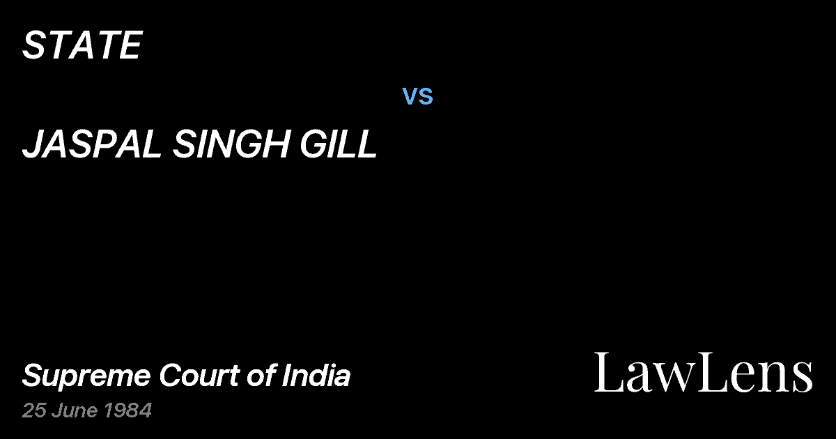 Preview image for STATE vs. JASPAL SINGH GILL