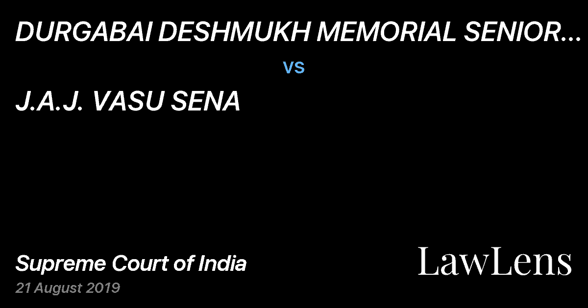 Preview image for DURGABAI DESHMUKH MEMORIAL SENIOR SEC. SCHOOL vs. J.A.J. VASU SENA
