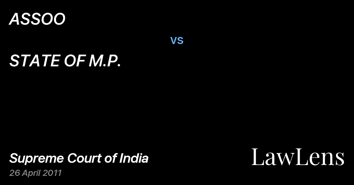 Preview image for ASSOO vs. STATE OF M.P.