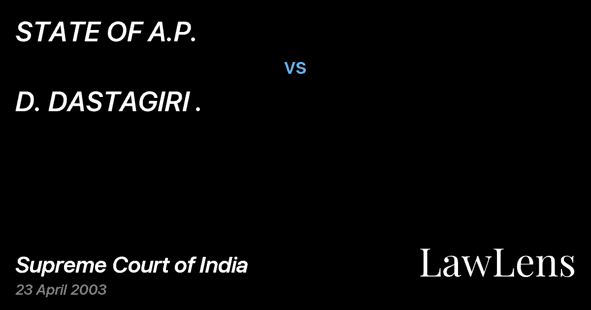 Preview image for STATE OF A.P. vs. D. DASTAGIRI .