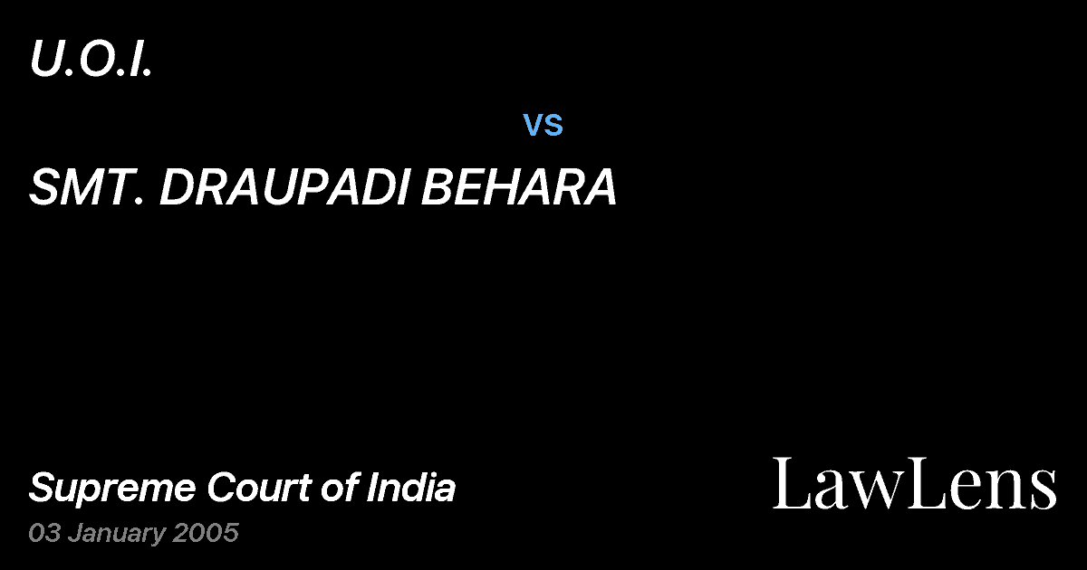 Preview image for U.O.I. vs. SMT. DRAUPADI BEHARA