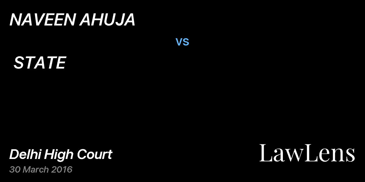 Preview image for NAVEEN AHUJA  vs.  STATE