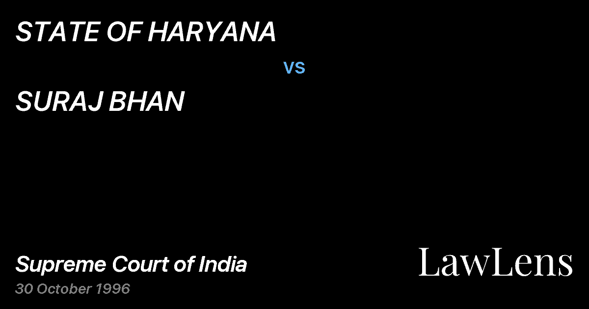 Preview image for STATE OF HARYANA vs. SURAJ BHAN