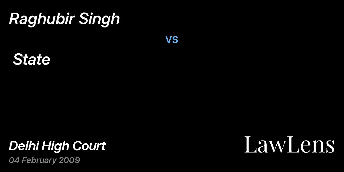 Preview image for Raghubir Singh  vs.  State