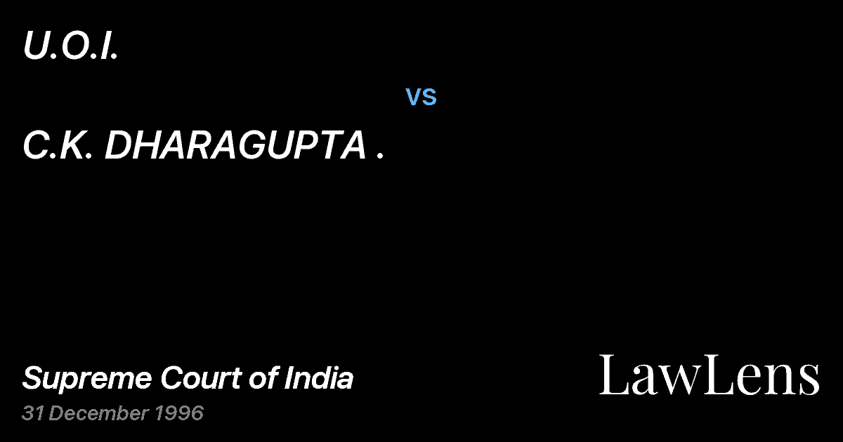 Preview image for U.O.I. vs. C.K. DHARAGUPTA .