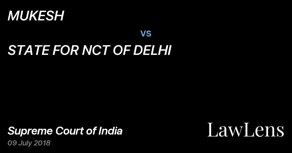 Preview image for MUKESH vs. STATE FOR NCT OF DELHI