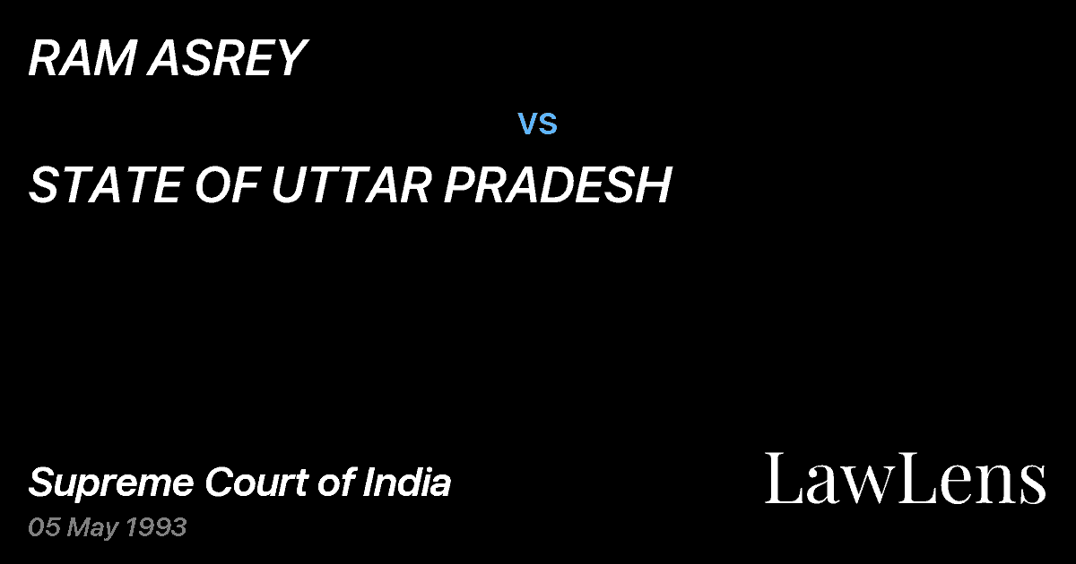 Preview image for RAM ASREY vs. STATE OF UTTAR PRADESH