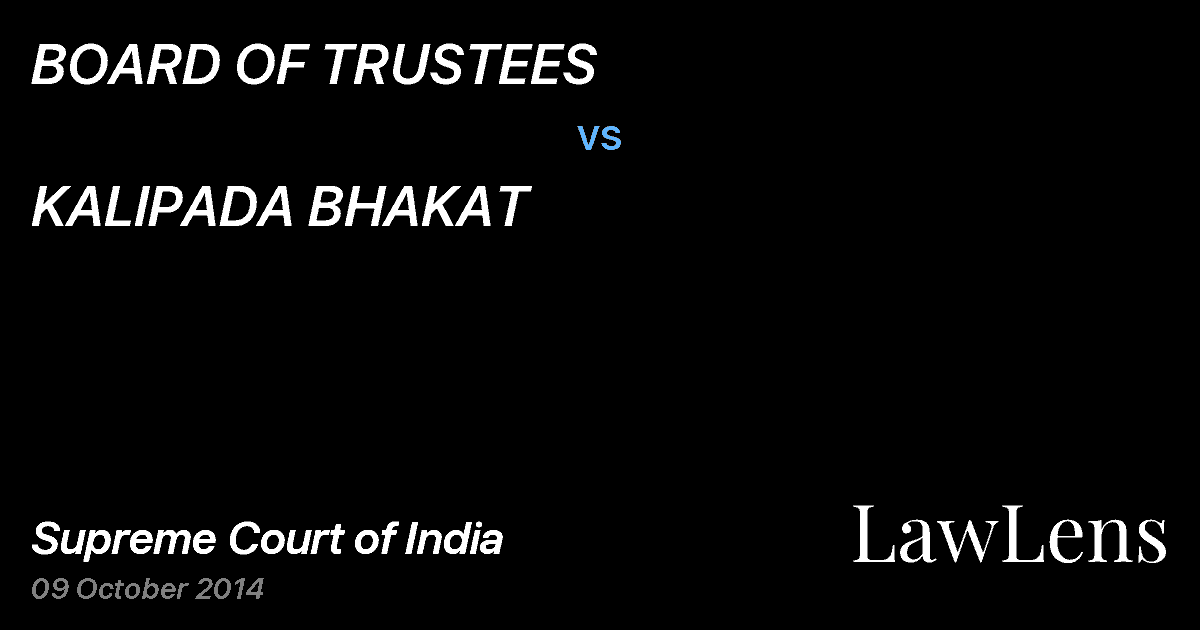 Preview image for BOARD OF TRUSTEES vs. KALIPADA BHAKAT