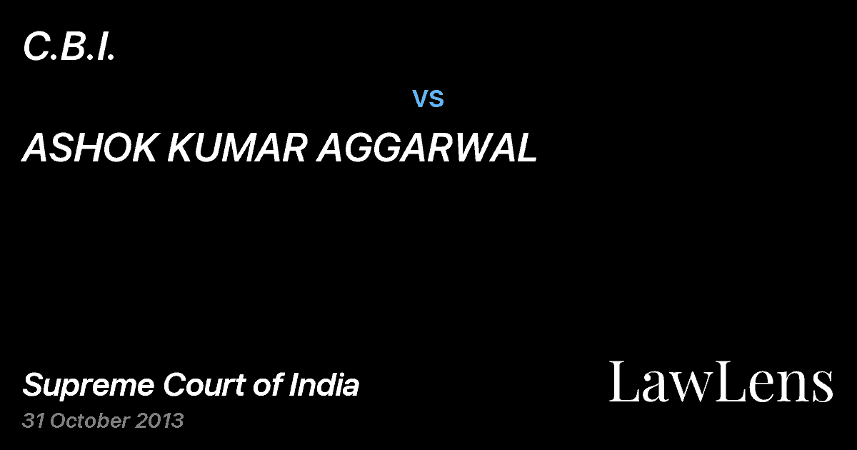 Preview image for C.B.I. vs. ASHOK KUMAR AGGARWAL