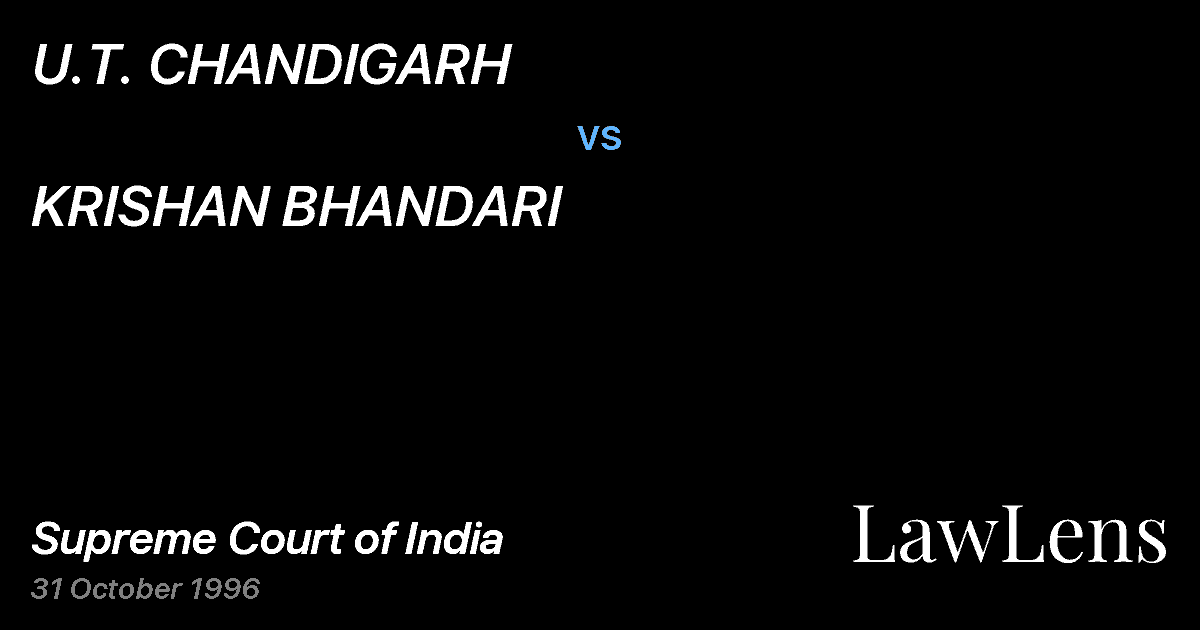 Preview image for U.T. CHANDIGARH vs. KRISHAN BHANDARI